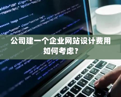 公司建一個企業網站設計費用如何考慮？